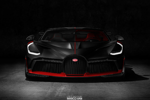 Black And Red Bugatti Divo (1360x768) Resolution Wallpaper