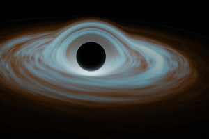 Black Hole 4k (2048x2048) Resolution Wallpaper