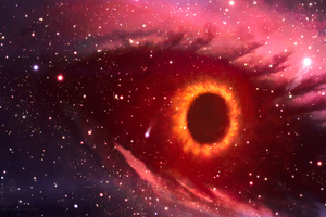 Black Hole Eye 4k