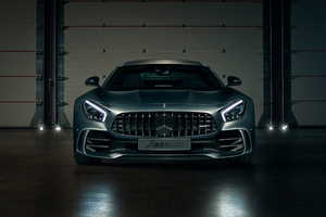Black Mercedes Benz Amg GT HD (2560x1024) Resolution Wallpaper