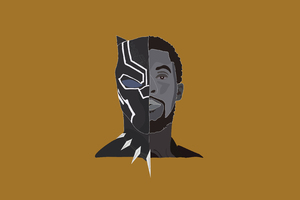 Black Panther 2018 4K Minimalism