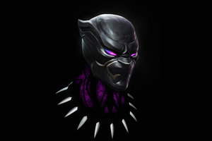 Black Panther 4k Closeup Art