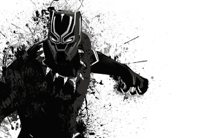 Black Panther 4k Fan Artwork (2560x1024) Resolution Wallpaper