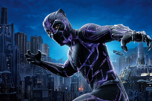 Black Panther 4k Movie Poster 2018