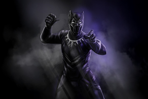 Black Panther Rises (1366x768) Resolution Wallpaper