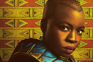 Black Panther Wakanda Forever Danai Gurira As Okoye Wallpaper