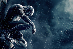 Black Spider Man 4k Wallpaper