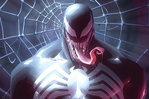 Black Venom (1600x900) Resolution Wallpaper