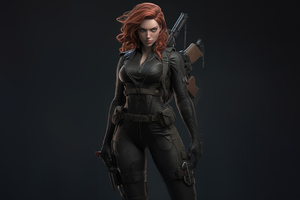 Black Widow Cgi 5k (2560x1700) Resolution Wallpaper
