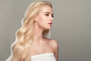 Blonde Girl Hair (1024x768) Resolution Wallpaper