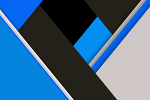 Blue Black Material Design 8k (1440x900) Resolution Wallpaper