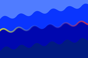 Blue Color Waves 8k Wallpaper