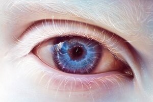 Blue Eye Art (2560x1440) Resolution Wallpaper