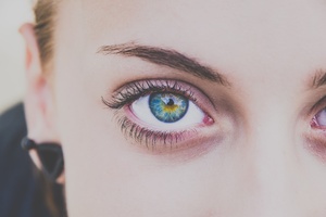 Blue Eyes Close Up