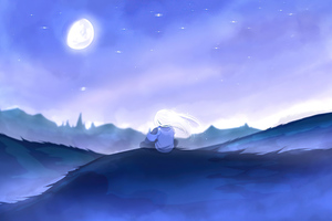 Blue Moon Nights 4k (2560x1080) Resolution Wallpaper