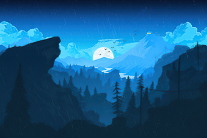 Blue Moon Scenery