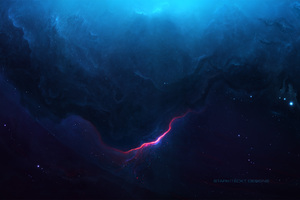 Blue Nebula Scenery