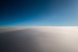 Blue Sky Plane Landscape (2560x1080) Resolution Wallpaper