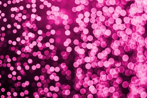 Bokeh Effect Pink Lights Celebrations Wallpaper