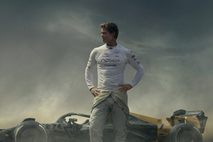 Brad Pitt As Sonny Hayes In F1 Movie (2048x2048) Resolution Wallpaper