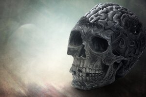 Brain Skull Wallpaper