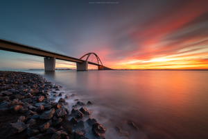 Bridge Sunset 8k