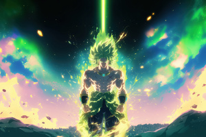 Broly (2048x2048) Resolution Wallpaper