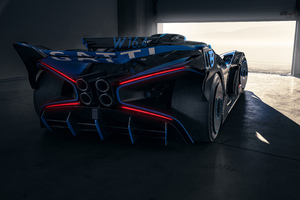 Bugatti Bolide 2021 Rear 5k (1336x768) Resolution Wallpaper