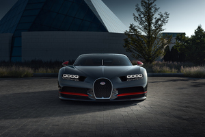 Bugatti Chiron CGI Front (2560x1700) Resolution Wallpaper
