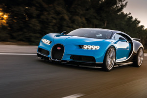 Bugatti Chiron Motion Blur Wallpaper