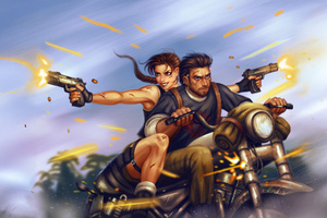 Bullets And Burnout Partners In Crime (1600x1200) Resolution Wallpaper