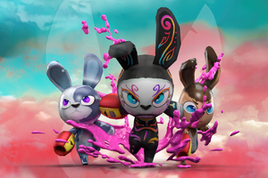 Bunny Raiders (2560x1440) Resolution Wallpaper
