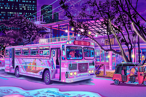 Bus Stop Synthwave