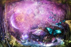 Butterfly Fantasy (1280x800) Resolution Wallpaper