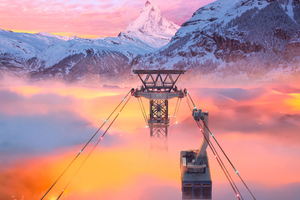Cable Cars (1336x768) Resolution Wallpaper