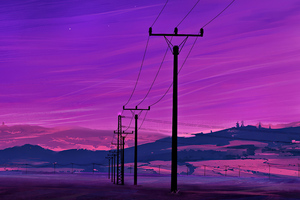 Cable Lines 4k Wallpaper