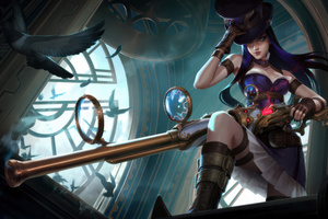 Caitlyn League Of Legends 2026 (1920x1080) Resolution Wallpaper