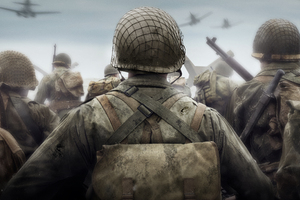 Call Of Duty WWII 4k (2932x2932) Resolution Wallpaper