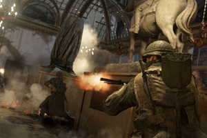 Call Of Duty WWII DLC3 Market Garden Game Play 4k (320x240) Resolution Wallpaper