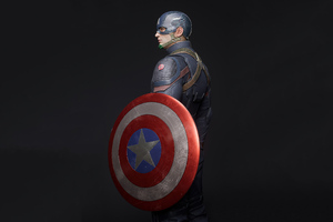Captain America 4k 2020 Artwork (320x240) Resolution Wallpaper