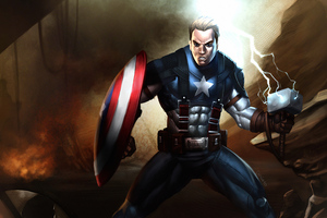 Captain America 4k Shield Hammer