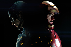 Captain America And Iron Man Wallpaper