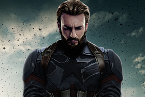 Captain America Avengers Infinity War 2018 Wallpaper