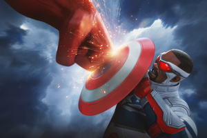 Captain America Brave New World Contest Of Champions (2560x1024) Resolution Wallpaper