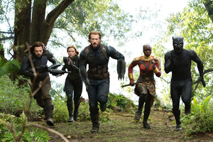 Captain America Bucky Black Panther Black Widow Avengers Infinity War