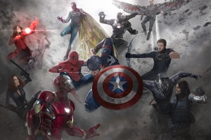 Captain America Civil War Movie Artwork