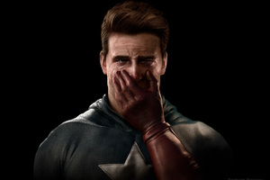 Captain America Crying