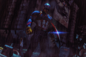 Captain America Fight Must Go On (1280x720) Resolution Wallpaper