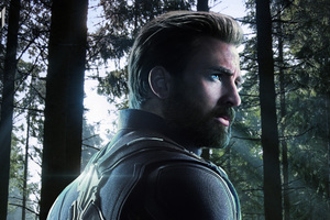 Captain America In Avengers Infinity War 2018 Fan Artwork