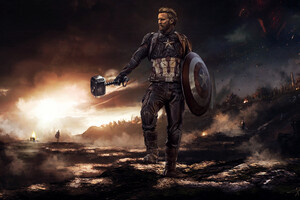 Captain America Mjolnir And Shield 2020
